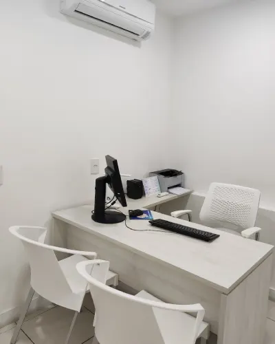 Sala para conversar com doutor vinicius